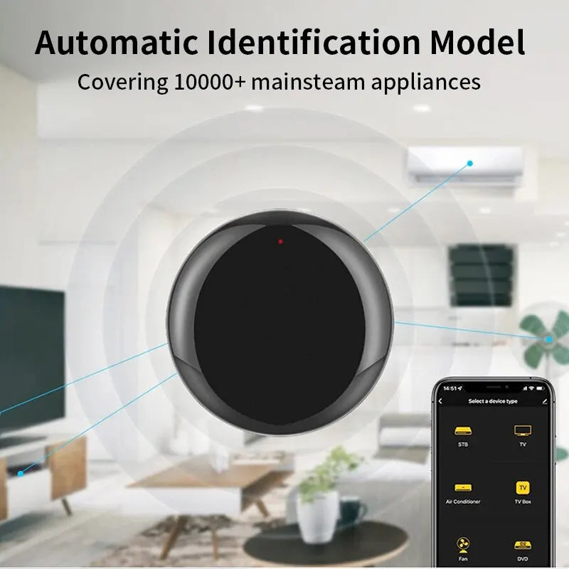 Smart Tuya WiFi IR Universal Remote Controller for Smart Home Control with Alexa and Google Home