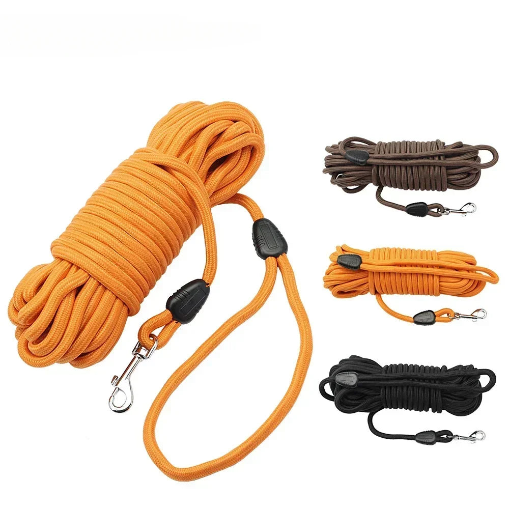 8mm Dog Leash Long Pet Leash for Training and Walking Available in 5M 10M 15M Durable Outdoor Rope for Puppies and Cats