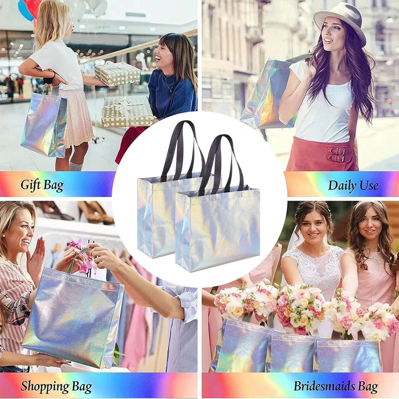Iridescent Gift Bags Set