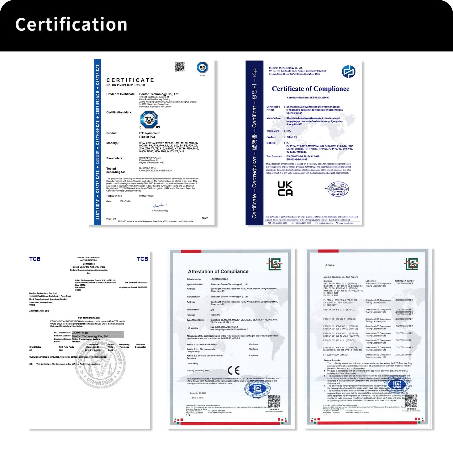 Tableta PRITOM para niños, 7 pulgadas, Android 11, 32 GB, WiFi, Bluetooth, cámara dual, software educativo instalado con estuche de prueba