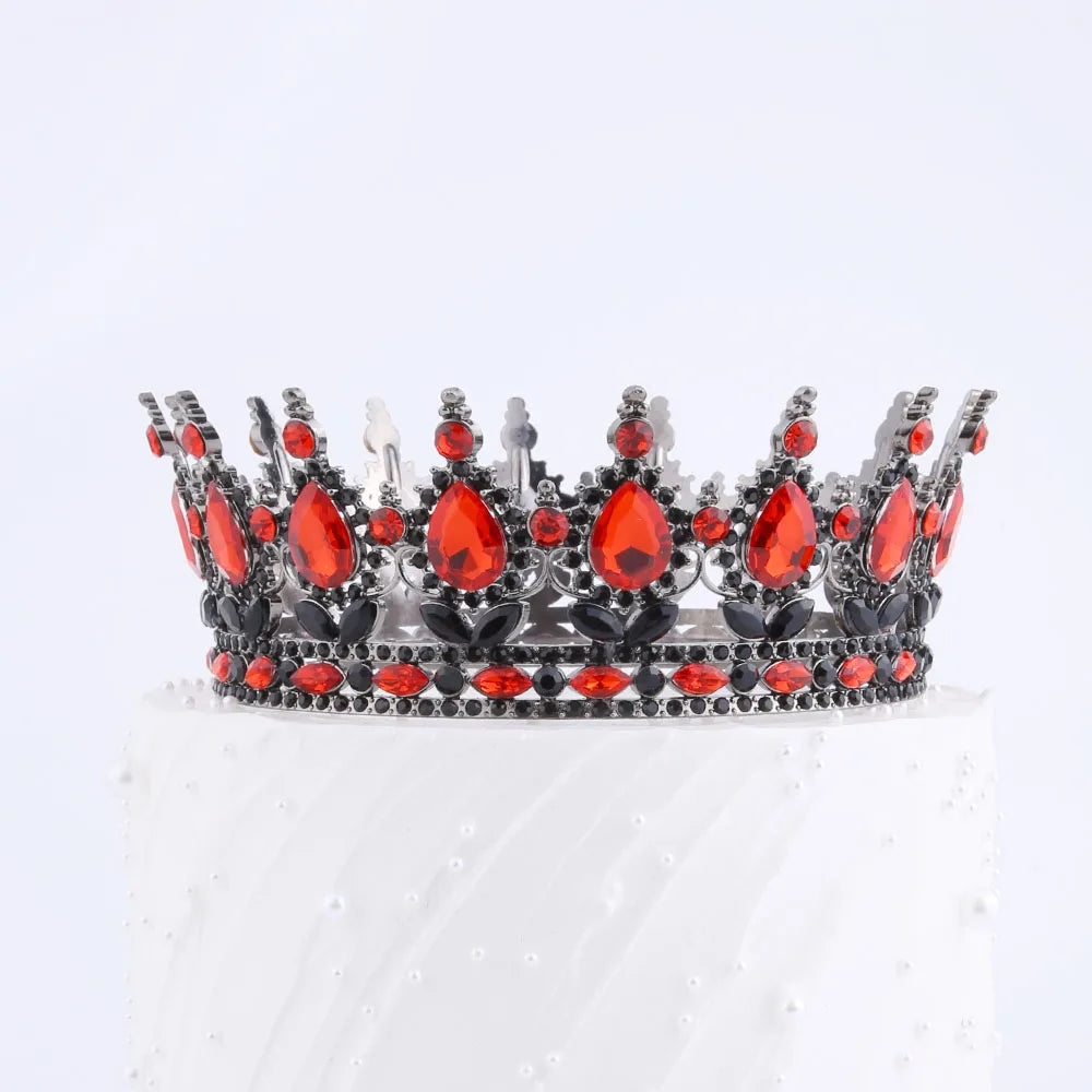 Beautiful Crystal Crown Cake Topper for Girl's Birthday Party Decoration
