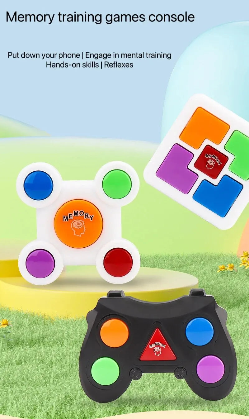 Square Memory Training Gaming Machine Clearance Button Toy