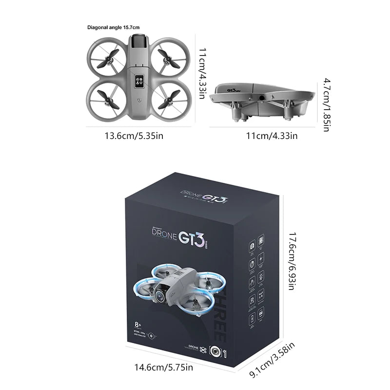 Original GT3 Drone 8K 5G GPS HD Quadcopter UAV
