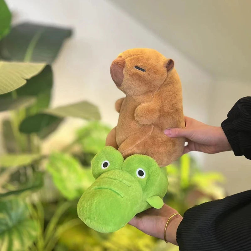 New Riding Crocodile Goose Capybara Plushie Soft Toy