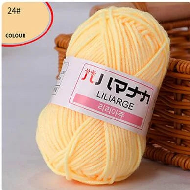 DIY Baby Milk Soft Cotton Knitting Yarn for Sweaters