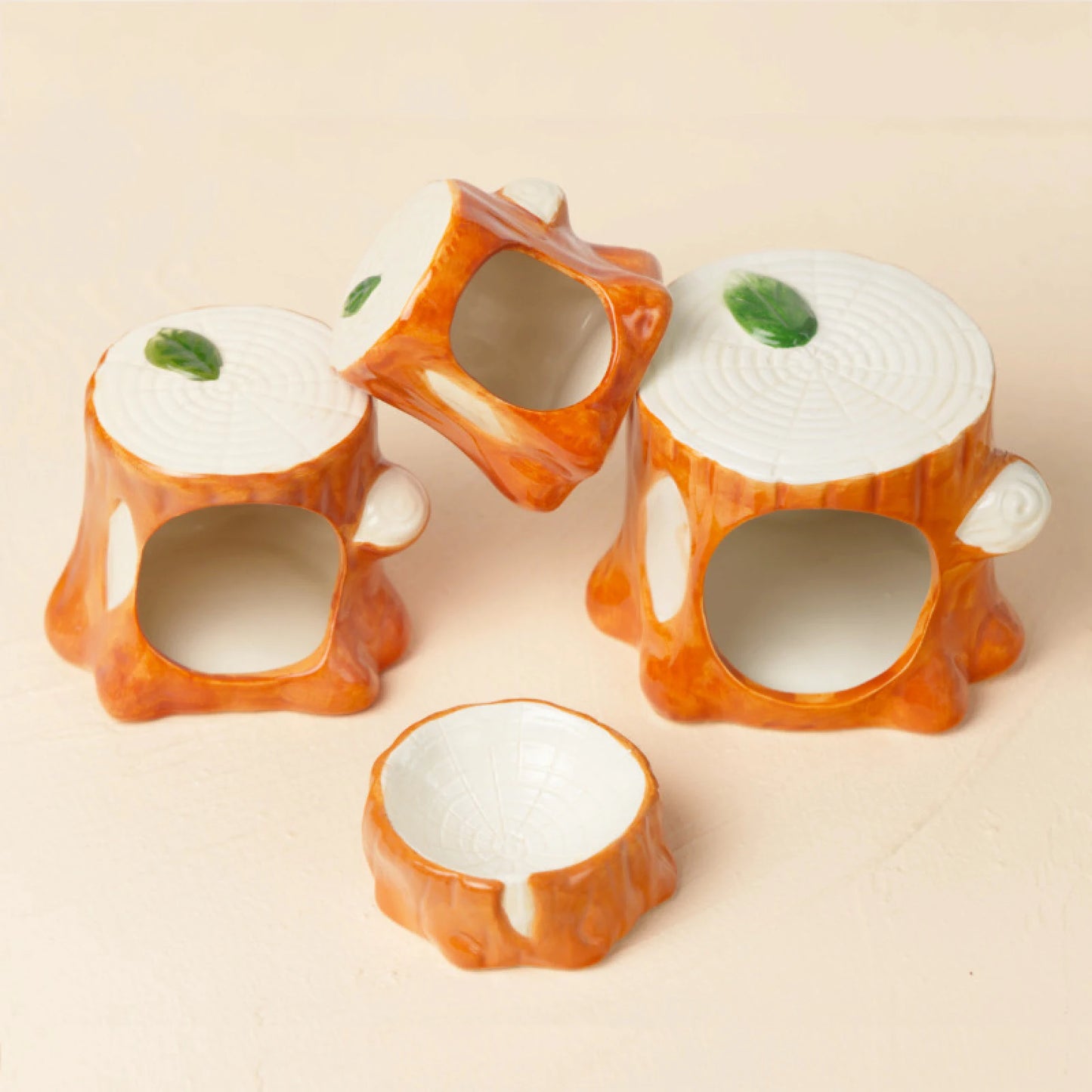 Ceramic Hamster House Indoor Hamster Hideout For Squirrels Hedgehog Chipmunk Summer Heat Dissipation Nest Cooling Hut Nest