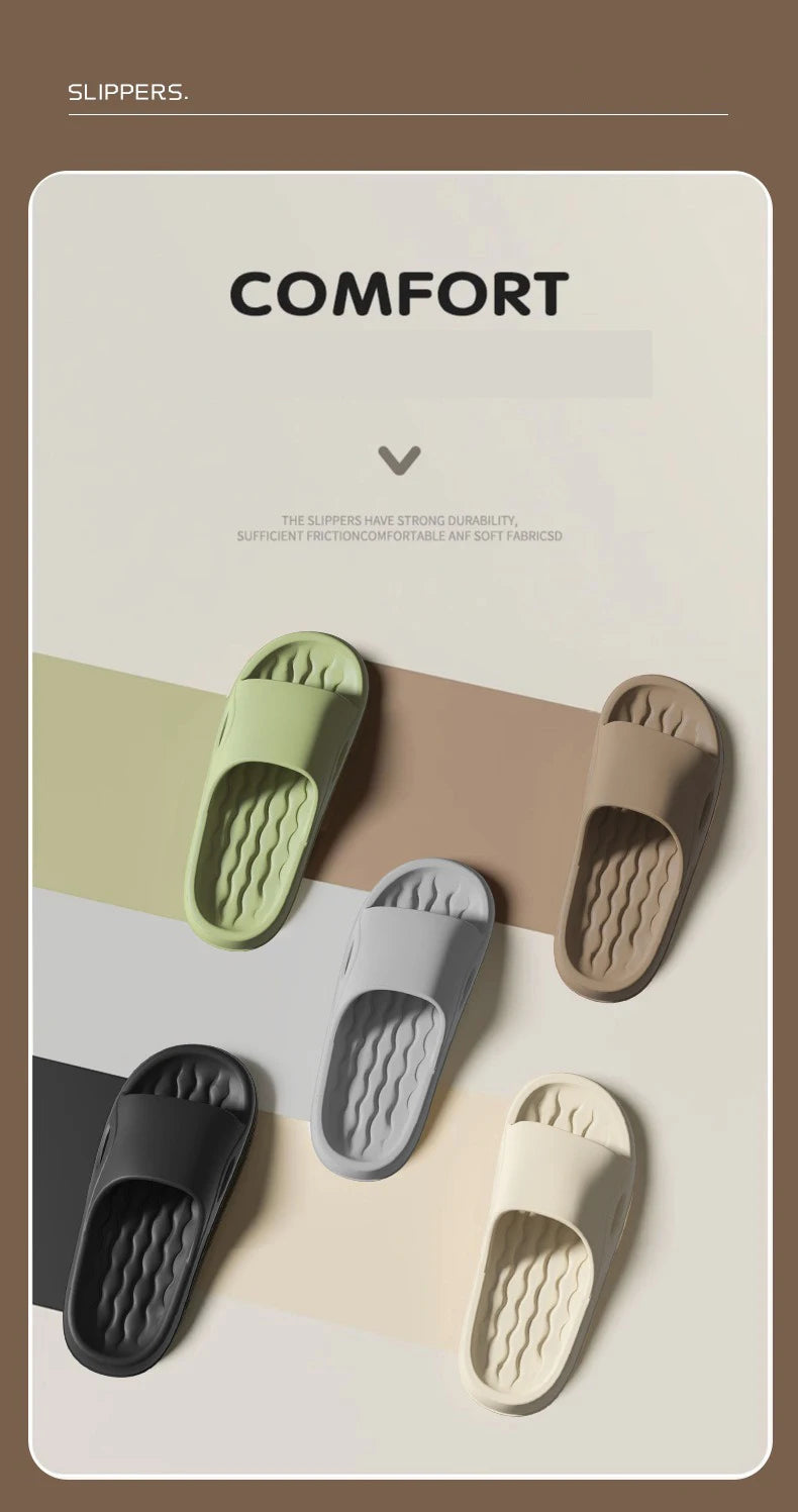 Fashion Men's Summer Lightweight EVA Indoor Outdoor Sandals Slides