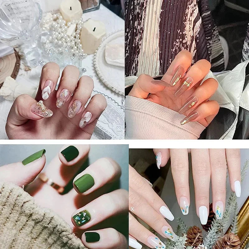 100Pcs Imitation Gold Sliver Copper Foil Paper for DIY Craft