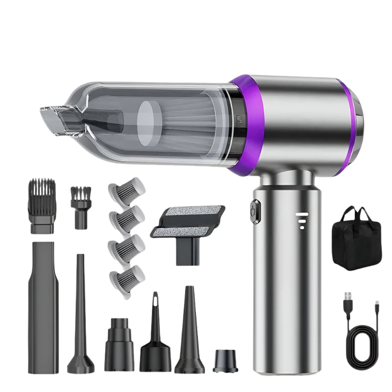 Car Vacuum Cleaner 360000Pa Mini Wireless Handheld