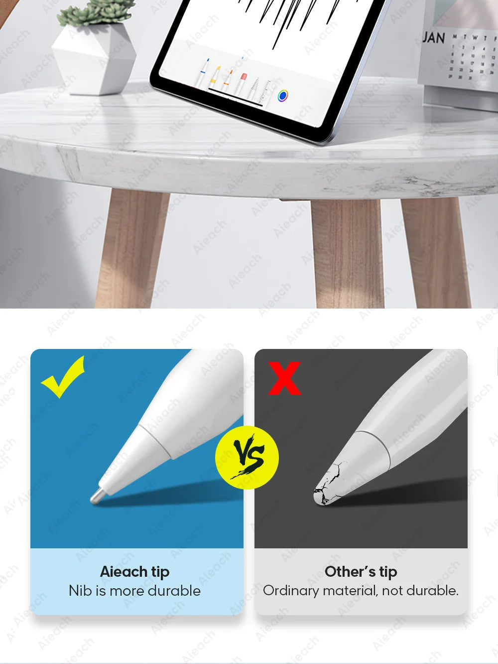 Double Layer Tip For Apple Pencil Nib 2B HB iPad Accessories