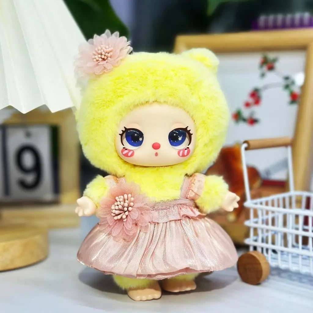 For Liila Lucky Cat Dresses Cute Doll Outfit Accessories
