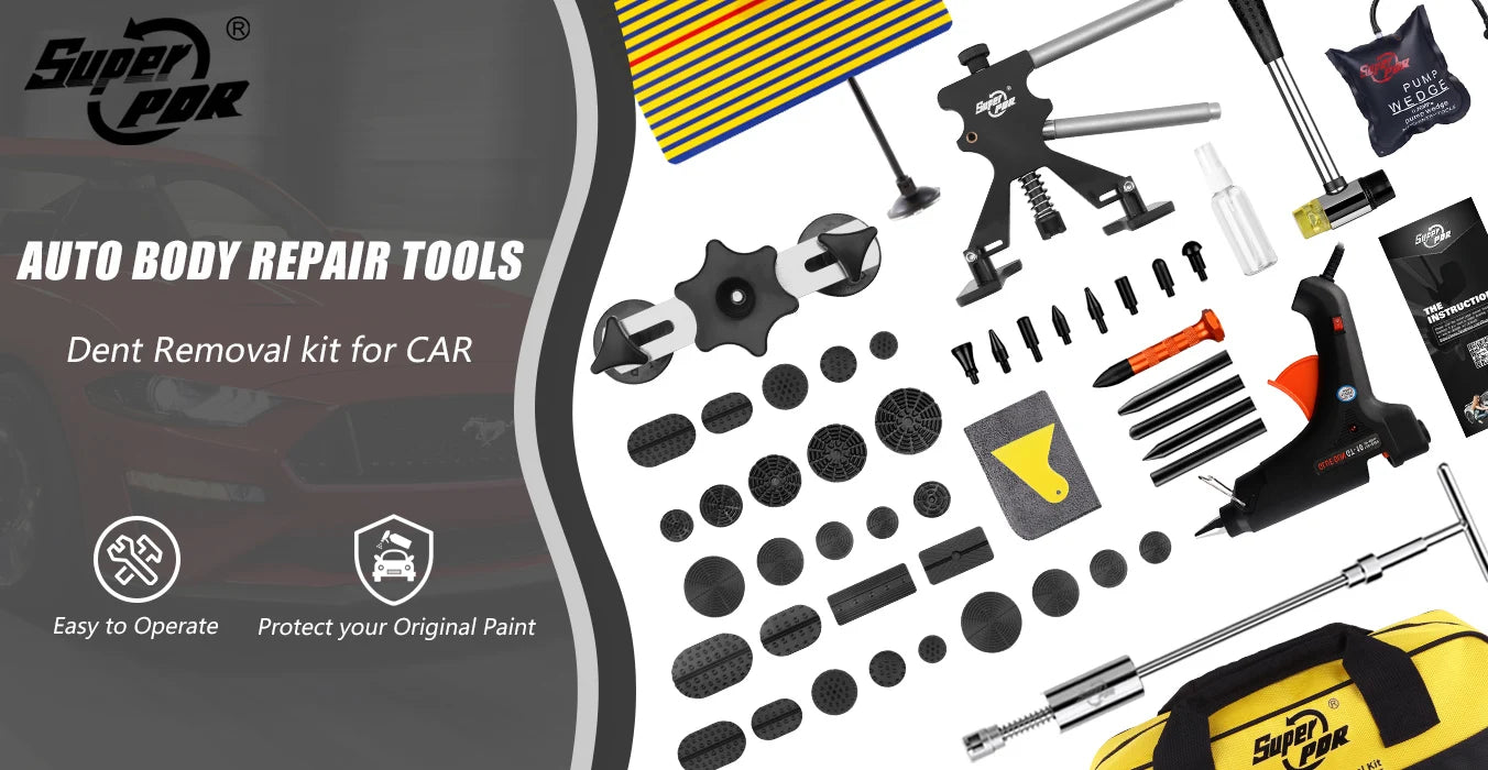 Super PDR Car Dent Repair Tools Kit for Paintless Dent Removal