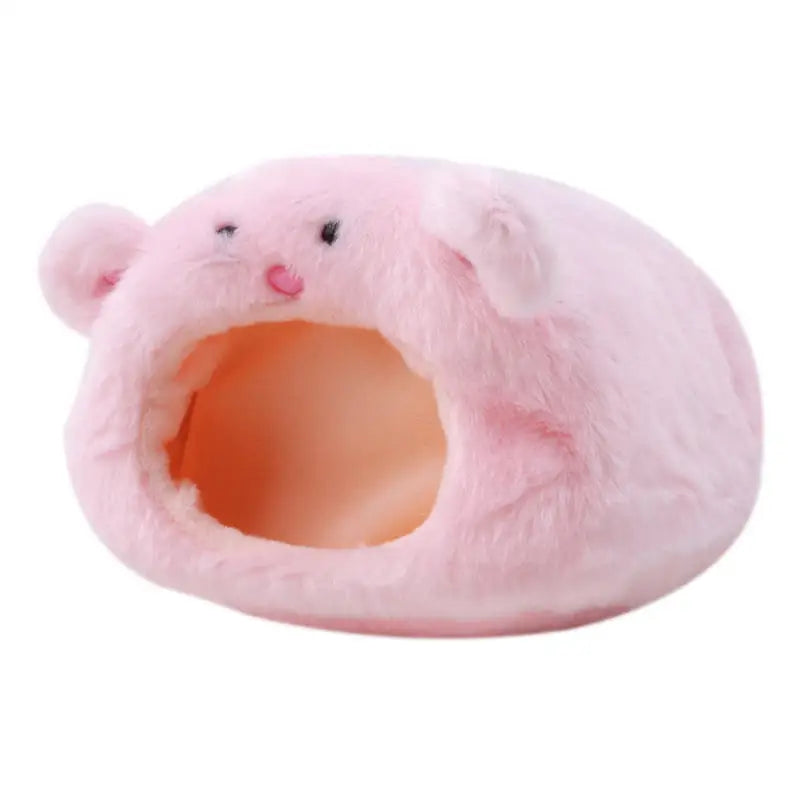 Hamster Soft Warm Bed Rat Hammock Pig Squirrel Winter Pet Toy Hamster Cage House Hanging Nest+Mat House Bed Animal Mice Rat Nest