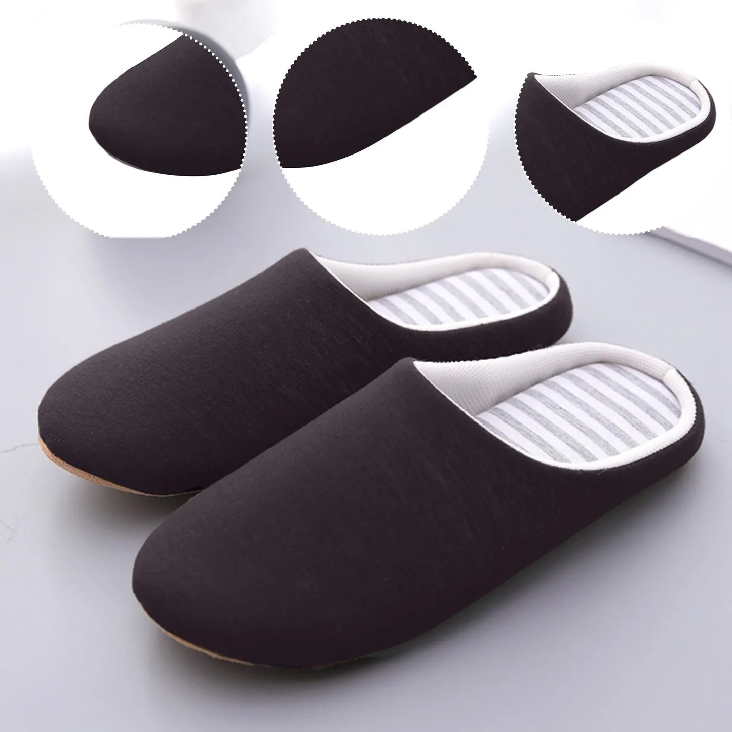 2024 New Women And Men Shoes Winter Slippers Antiskid Cotton