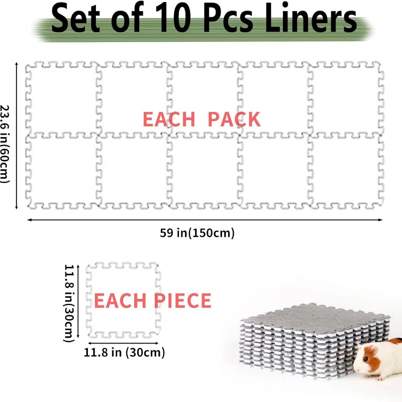 30*30cm 1-10Pcs Pet Warming Pad EVA Foam Guinea Pig Hamster Soft Sleeping Mat Rabbit Sleeping Mat Blanket Bed Pet Accessories