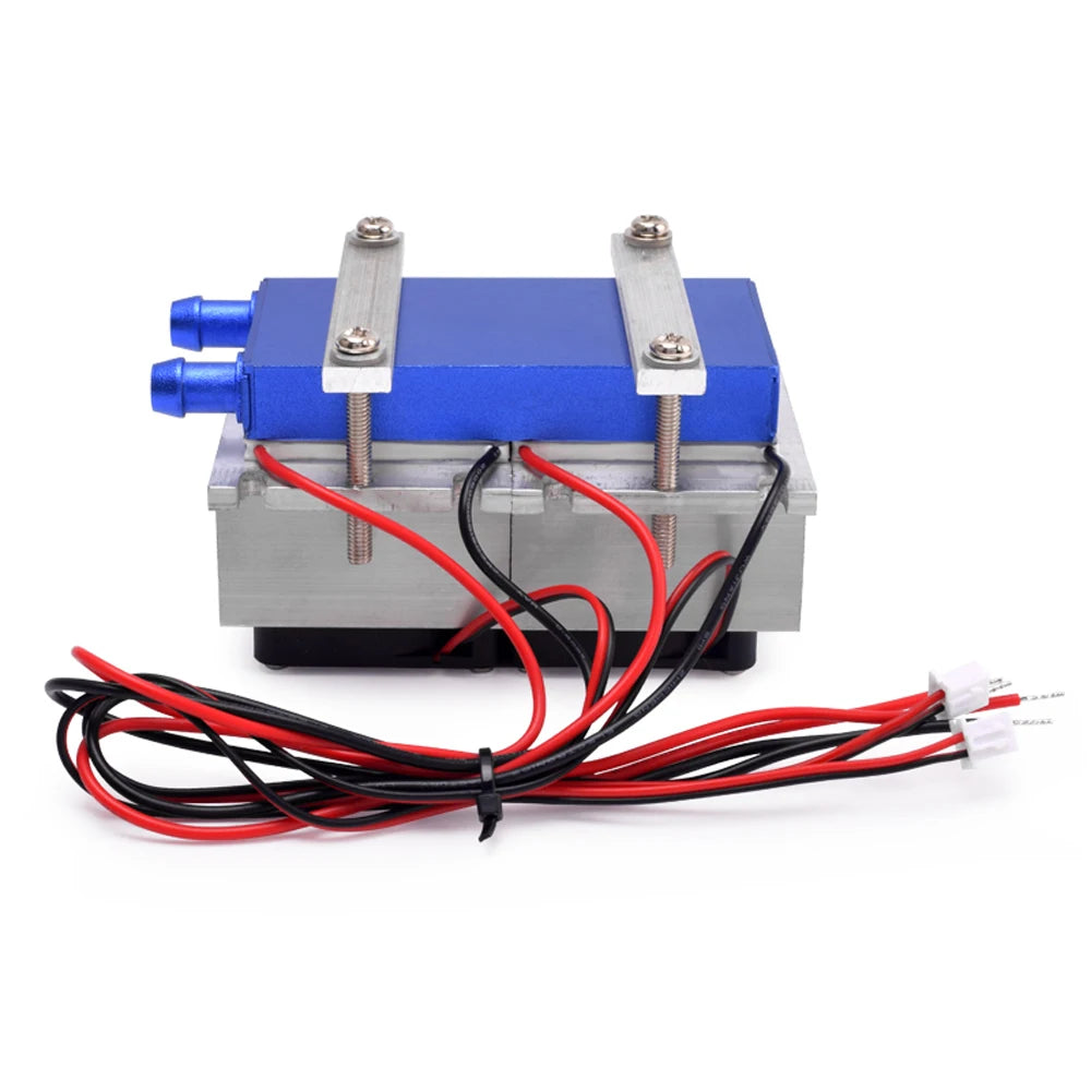 Refrigerador termoeléctrico Peltier de 288 W/144 W, 12 V CC, 30 A/15 A, sistema de refrigeración de semiconductores, bricolaje para ventilador de aire acondicionado