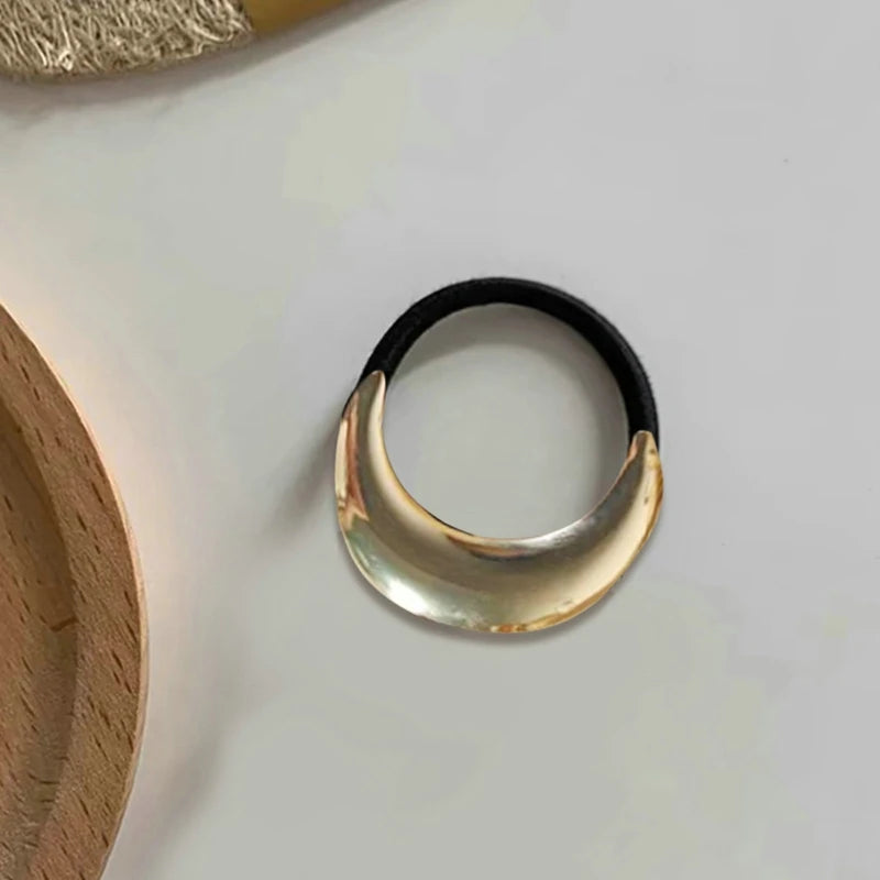 New Fashion Metal Irregular Double-Layer Hair Bands Ropes