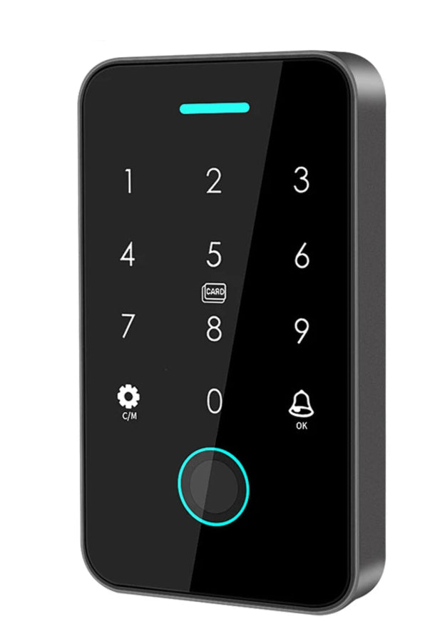 Bluetooth NFC Tuya App Smart Door Access Control System with RFID Fingerprint Keypad Outdoor Electric Magnetic Lock Rainproof