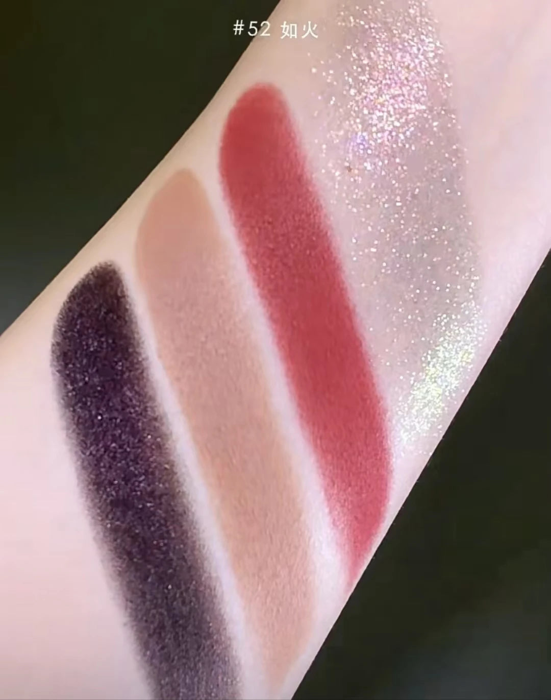 Girlcult Vegan 4 Color Eyeshadow Palette Shimmer Matte Chameleon Makeup for Halloween and Everyday Looks