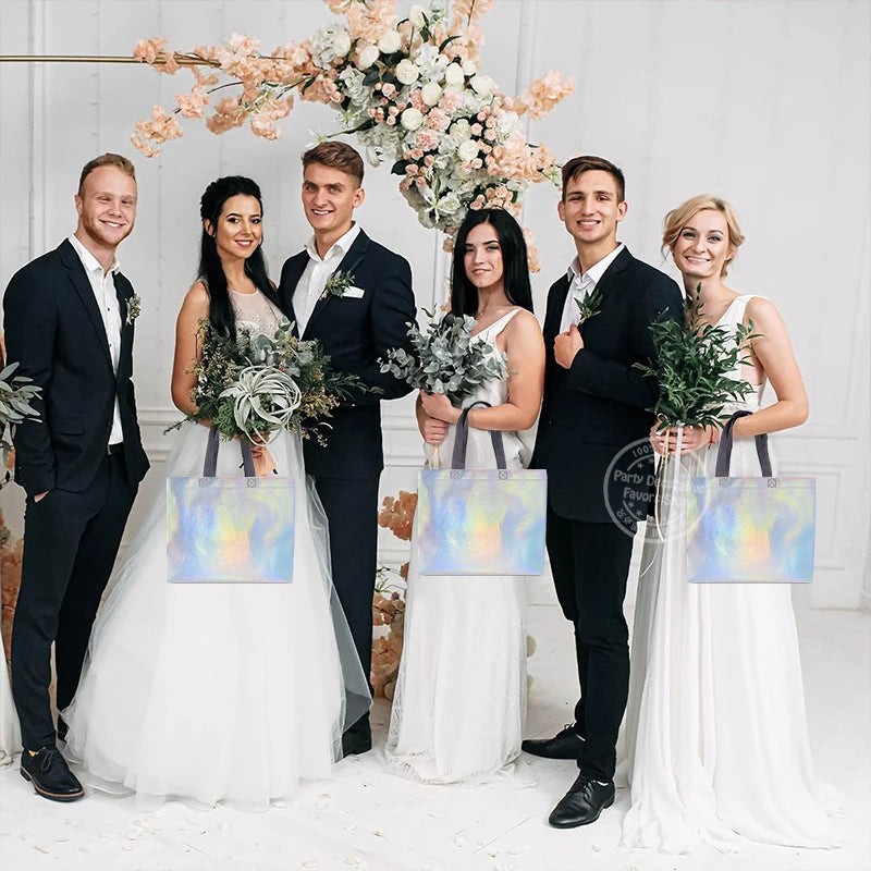 Iridescent Gift Bags Set