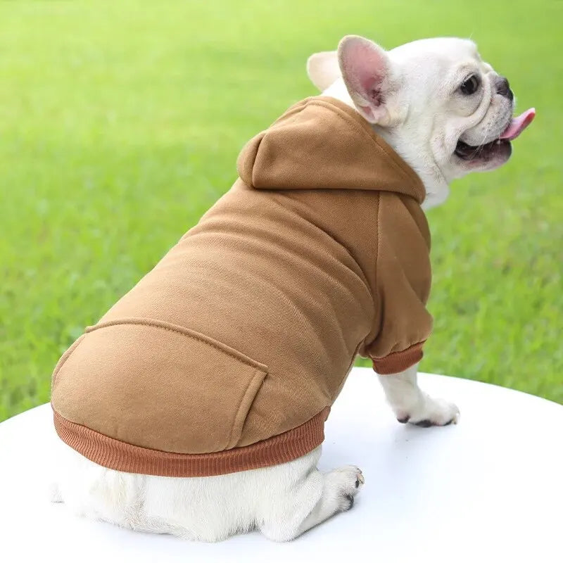 Fashion Dog Clothing Autumn Winter Thick Warm Hoodie Sweater