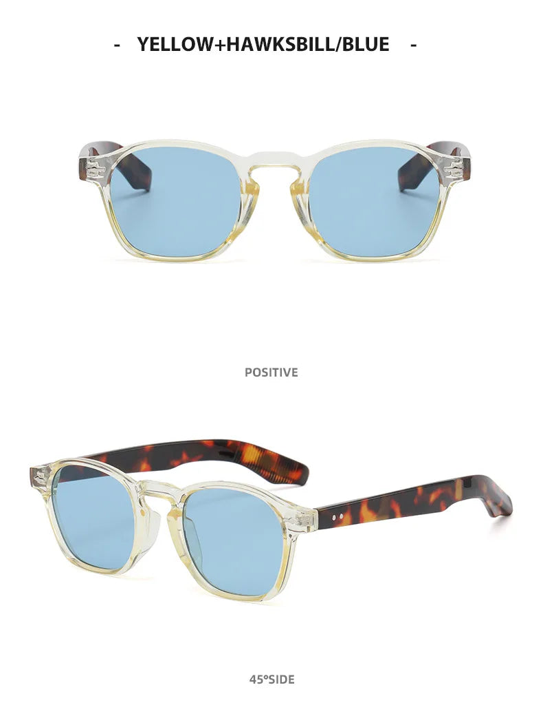 Vintage Retro Style Men Women Sunglasses Square Shape Anti-glare Fashion Sun Glasses