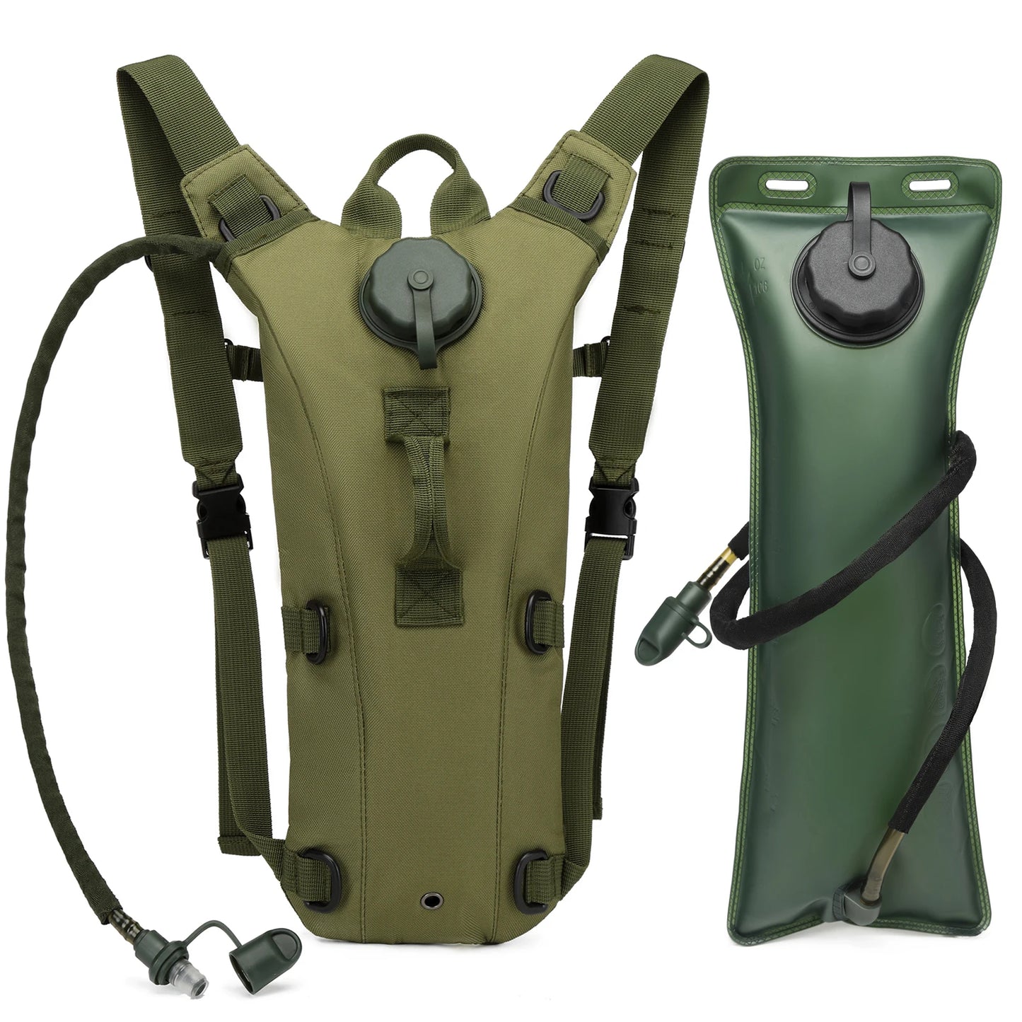 Waterproof Hydration Backpack β Includes 3L Bladder for Hiking, Cycling & Climbing