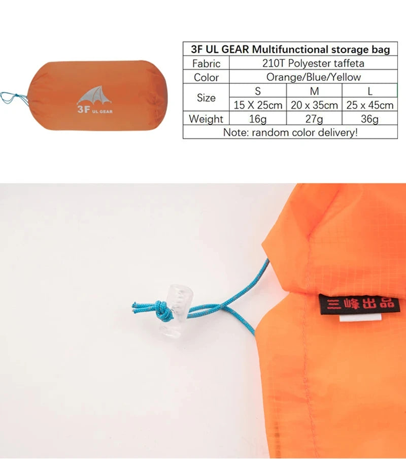 Ultralight Dry Sack β Waterproof Drawstring Bag for Hiking, Camping & Trekking