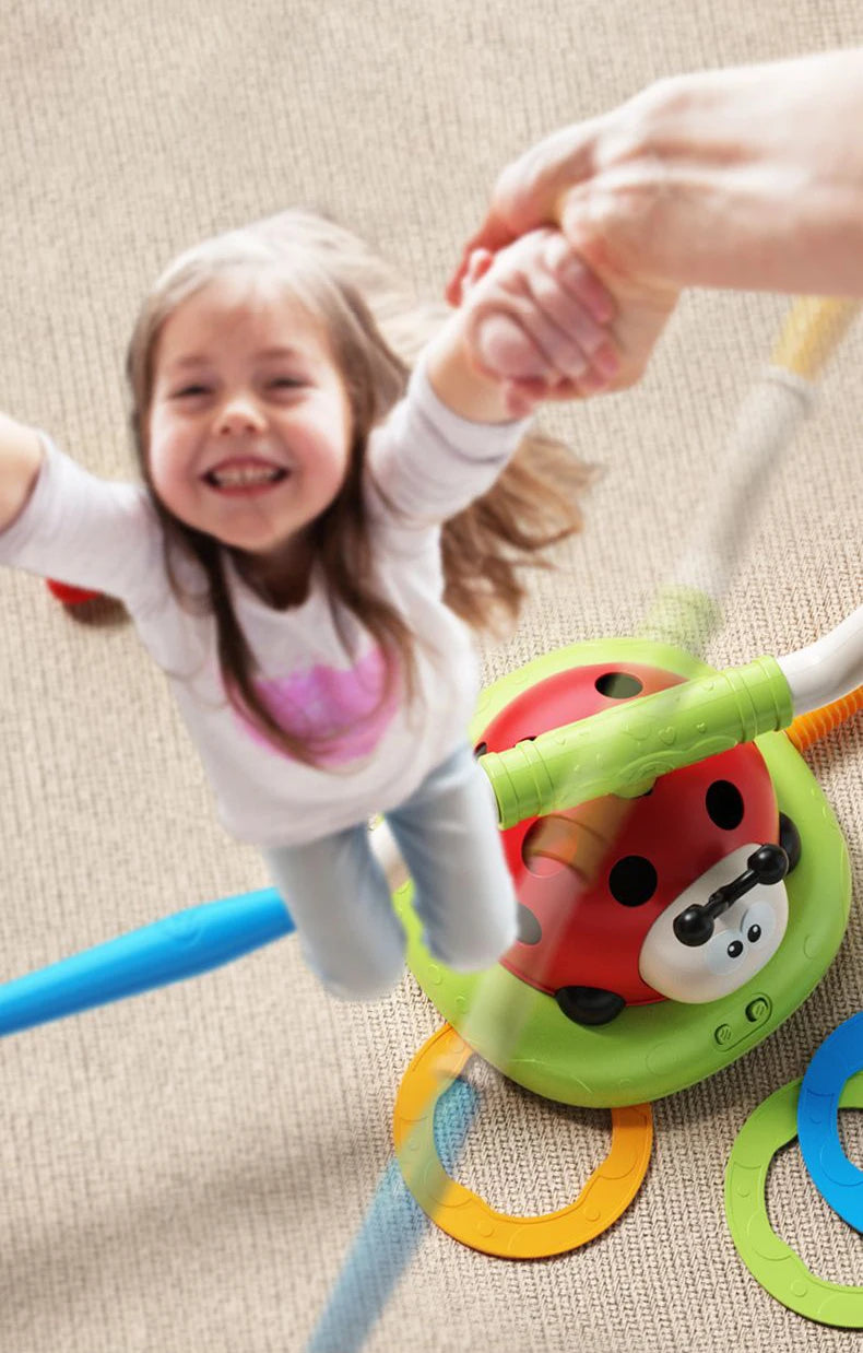 Rocket Launcher Ladybug Jump Game Machine for Kids - 3 Styles Outdoor Toy to Develop Grasping and Movement Skills