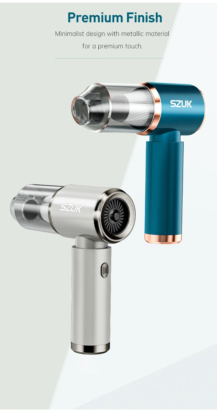 SZUK Mini Car Vacuum Cleaner Wireless Portable 2 In 1