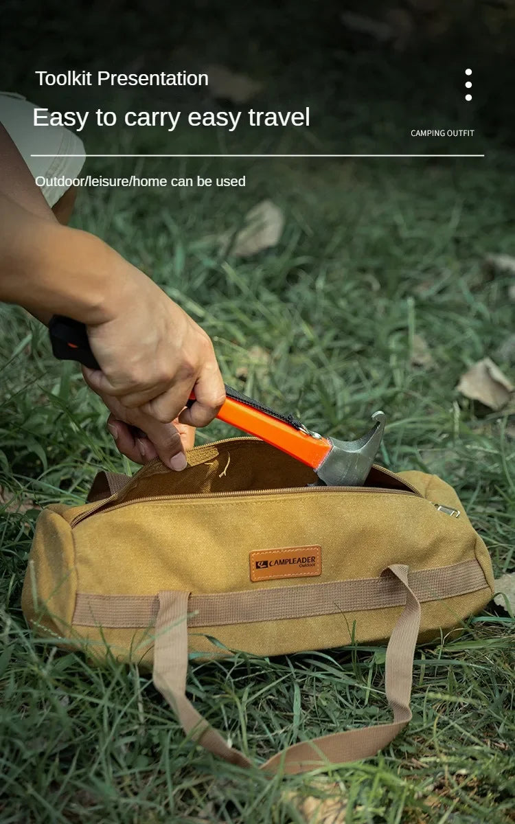 Outdoor Camping Tent Nail Hammer Cast Iron Safety Tool