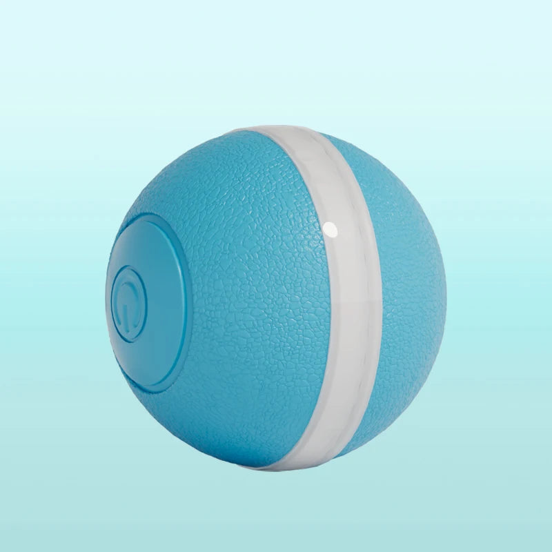 Silent Electric Smart Ball Cat Toys Automatic Rolling Interactive Ball USB LED Light Pet Toy Dog Cat Teaser Training 1~2pcs