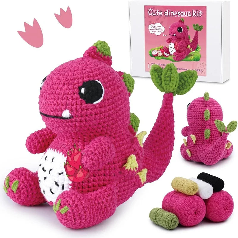KRABALL Crochet Animal Kit for Beginners with Video Tutorial
