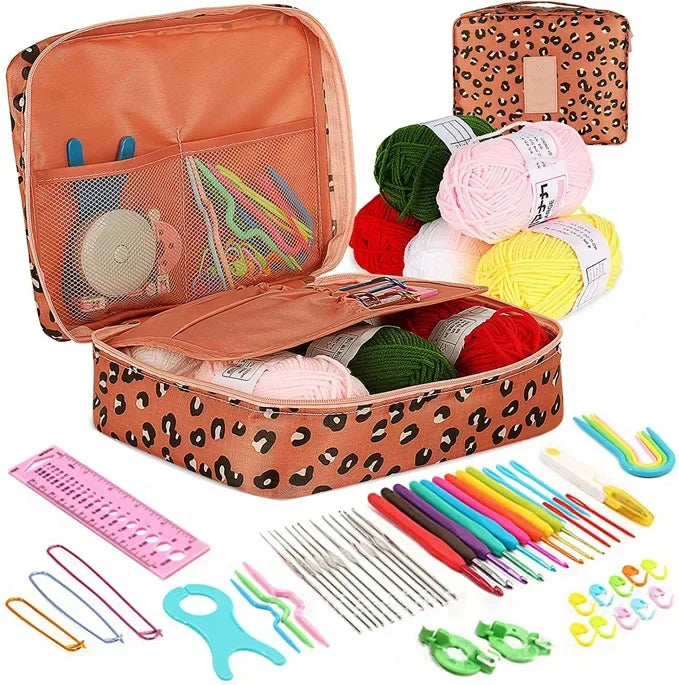 58 Pieces Crochet Hook Set Complete Kit for Beginners