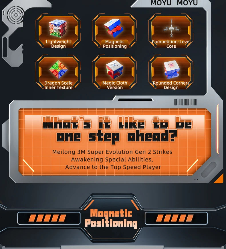 MOYU Meilong M Magnetic Magic Cube 3X3 2X2 Pyraminx Speedcube