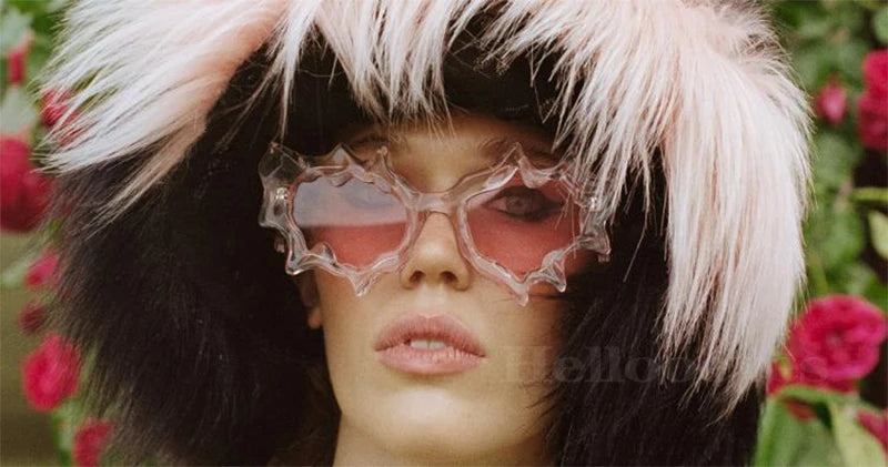 New Y2K Punk Cat Eye Sunglasses for Men and Women Retro Fashion