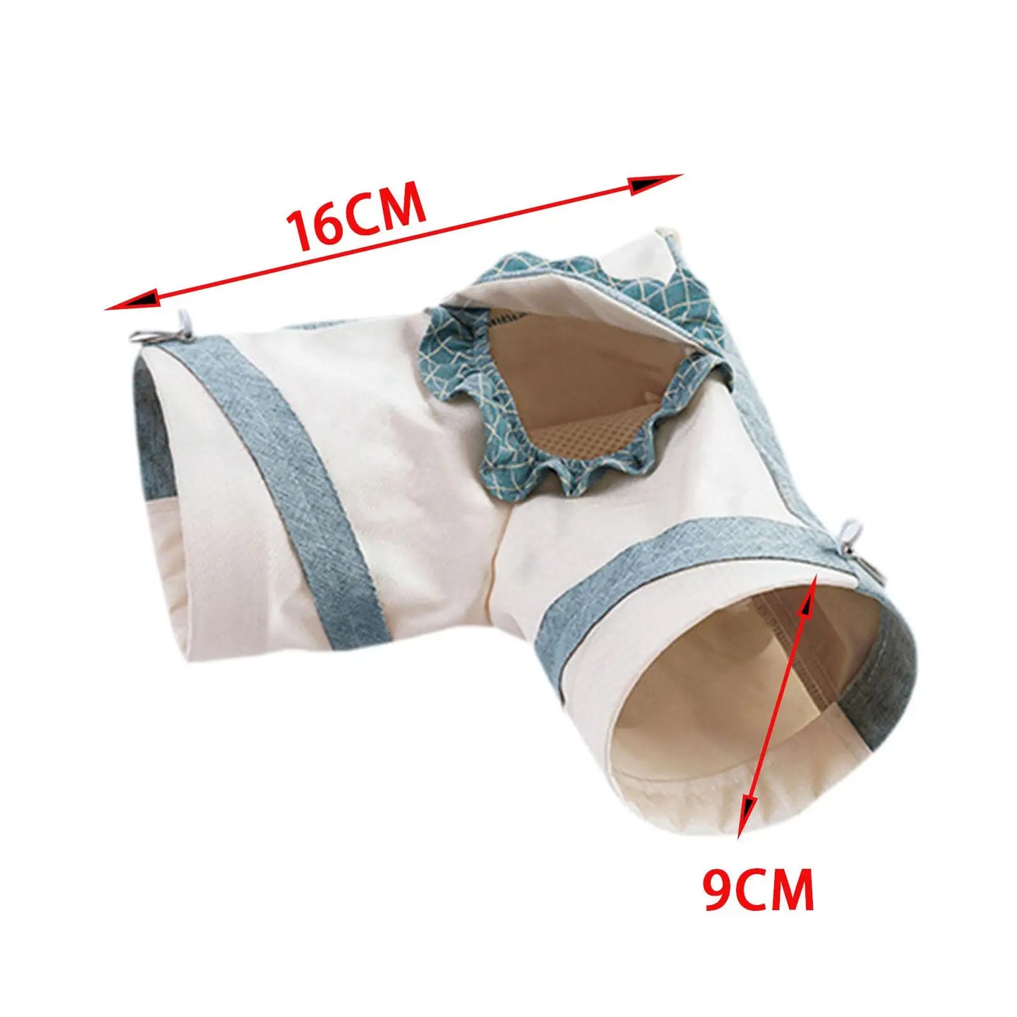 Guinea Pig Tunnel Corner Tunnel Self Entertainment Hamster Hideout Tube Toy for Squirrel Small Animals Rat Chinchilla Ferret