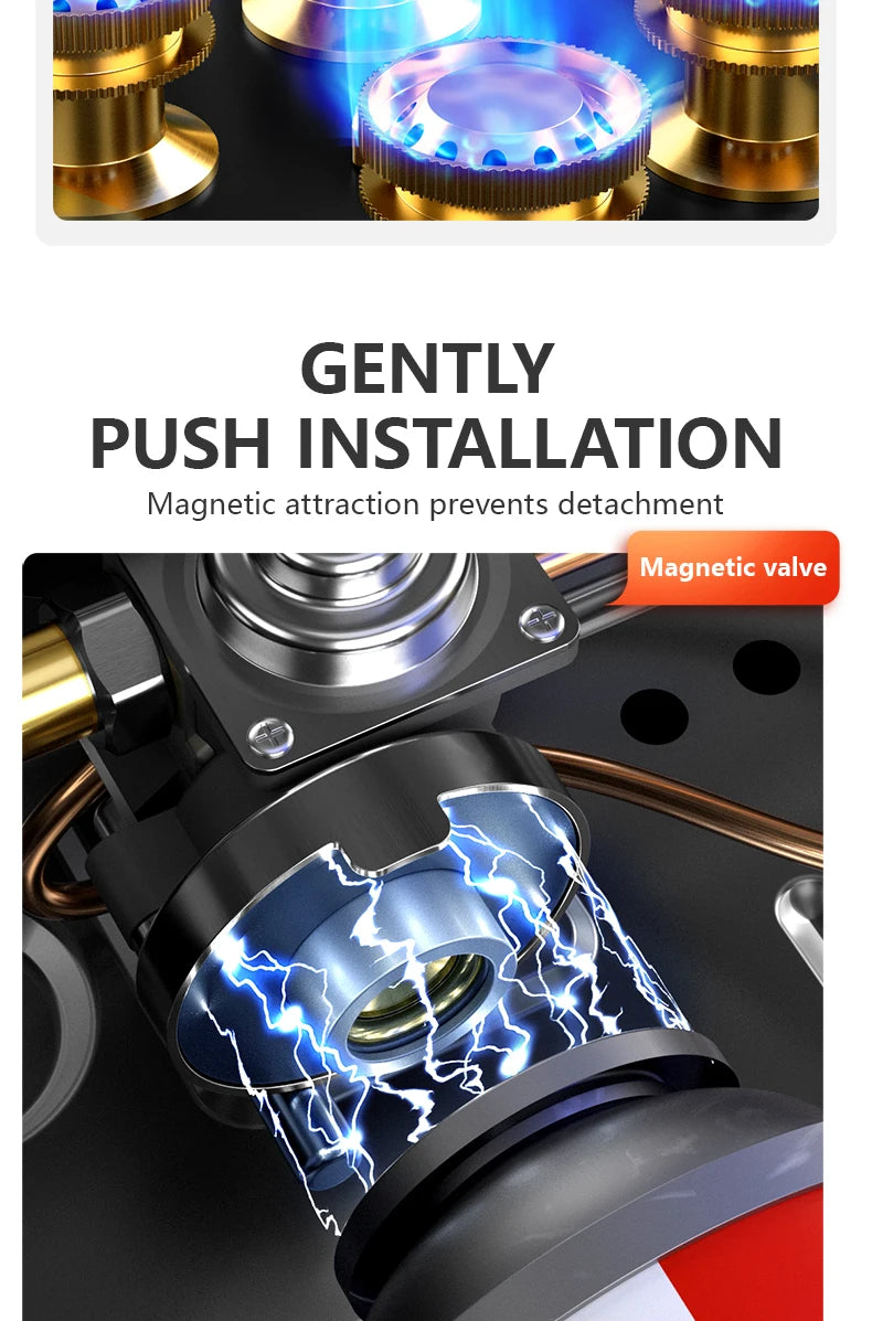 BISINNA Camping Gas Stove 5800W Portable Burner for Outdoor Trekking