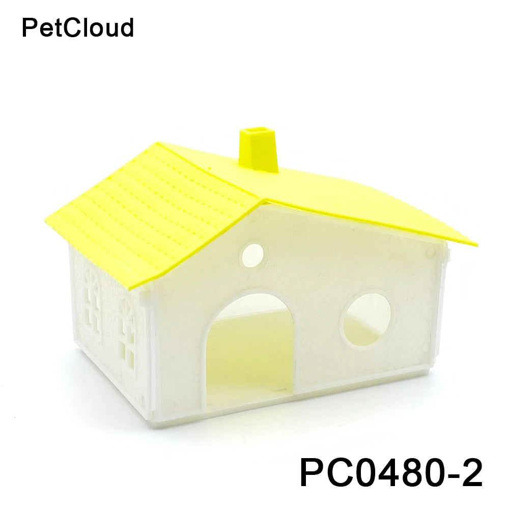 PetCloud Bird Cage Decoration Villa Plastic Birds Nest Parrot Cage Box Bird House Parrot Bedroom Decorative Supplies For Porrots