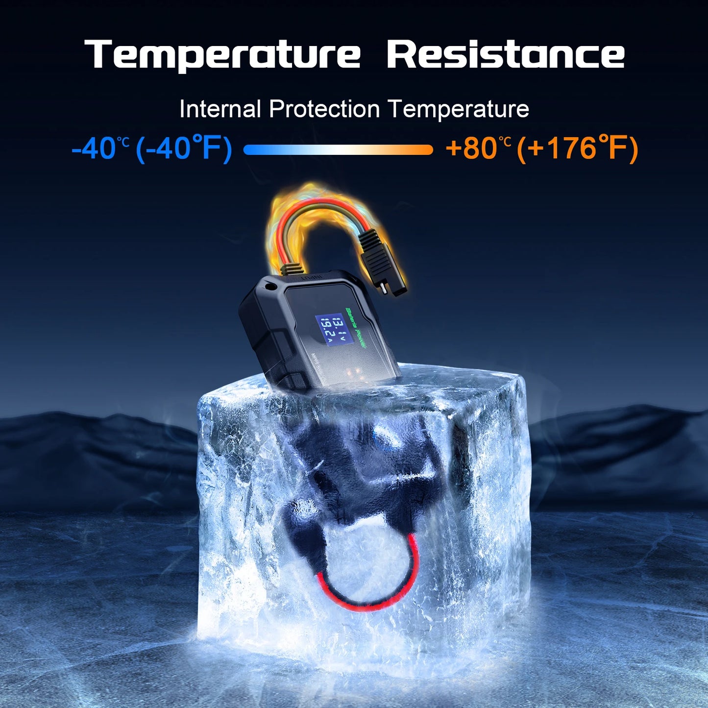 20A 12V/24V MPPT Solar Charge Controller with LCD Display