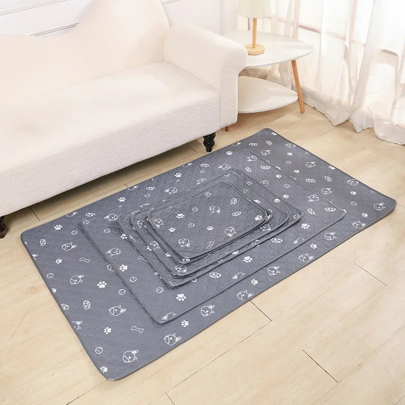 Reusable Absorbent Dog Pee Pad Blanket Washable Puppy Training Mat Multi-Use Pet Bed and Car Seat Cover