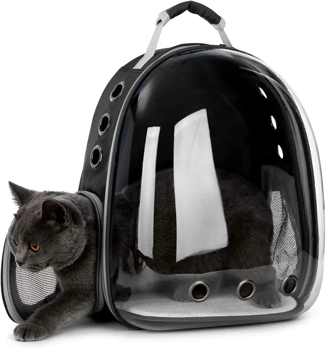 Cat Pet Carrier Backpack Transparent Capsule Bubble Pet Carrier for Small Animals Puppies Kitties Birds Travel