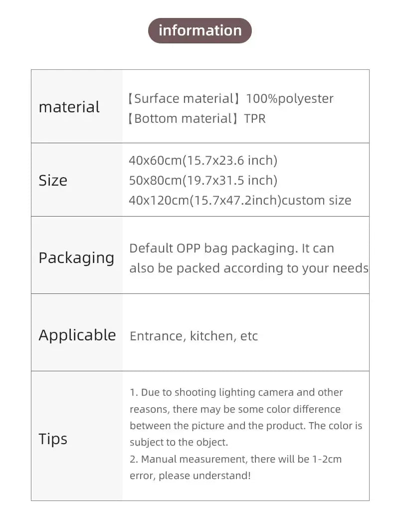 Alfombrilla cuadrada minimalista moderna: duradera, resistente a las manchas y la decoloración, base de goma antideslizante, lavable a máquina para interior y exterior