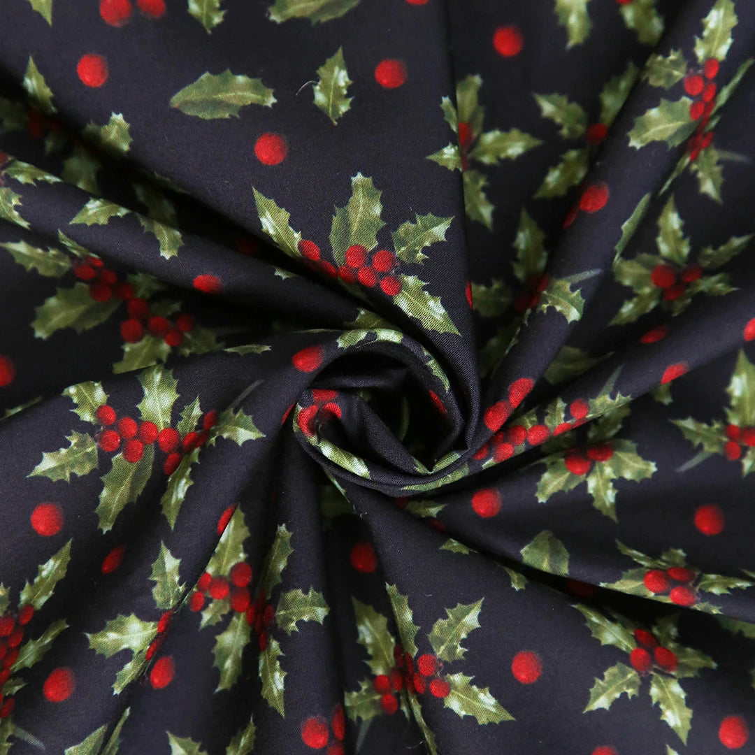 Christmas Series Cotton Fabric 150x50cm Printed Cloth for Sewing Quilting and DIY Projects