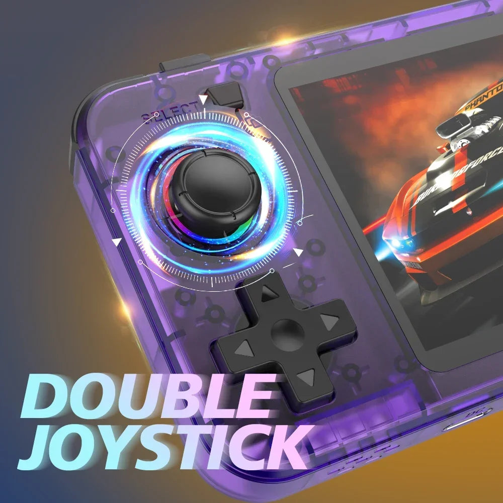 R36H Retro Handheld Video Game Console Linux System 3.5 Inch IPS Screen Portable 64G 128GB Player Gift