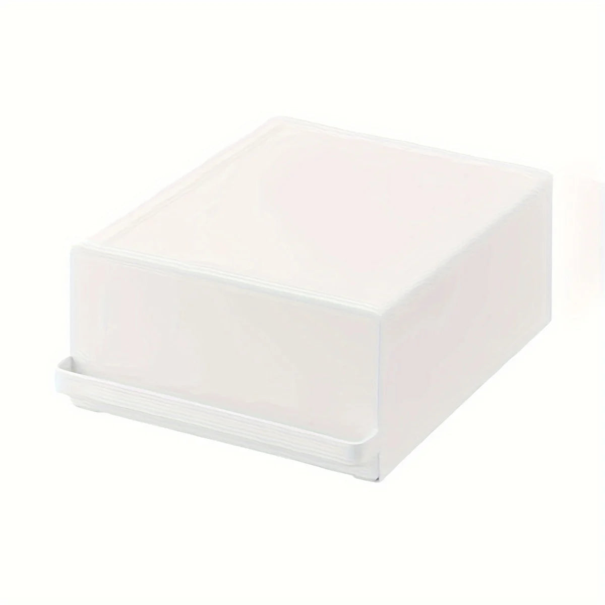 1pc Kitchen Countertop Metal Storage Box with Drawer Organizer