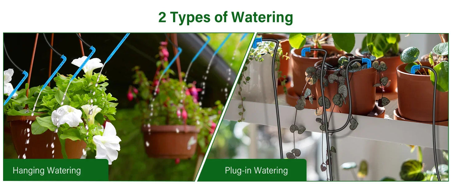 Solar Powered Automatic Drip Irrigation System for Garden Balcony Efficient DIY Watering Solution