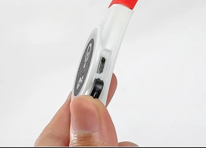 LED Luminous Dog Collar Waterproof USB Rechargeable Safety Light for Medium Large Small Dogs