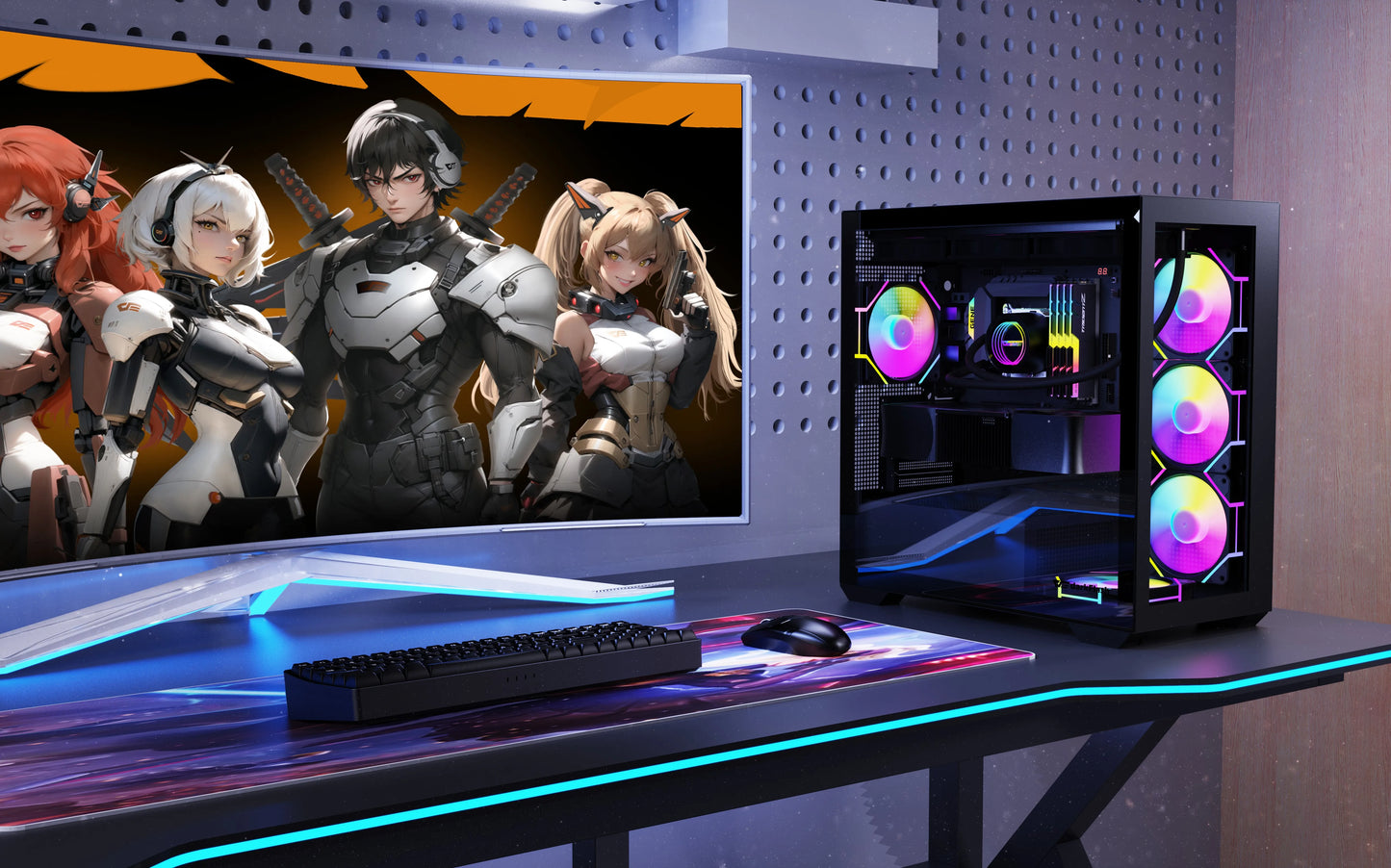 Aigo AM12PRO RGB Fan 120mm PC Cooling Kit 4pin PWM