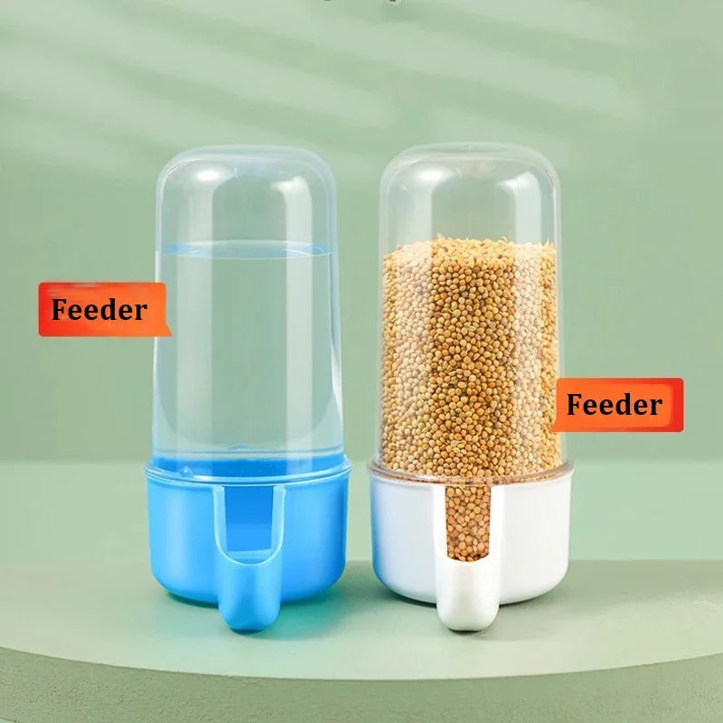 200ML Hanging Pet Feeder Squirrel Parrot Water Dispenser Pet Bird Food Box Cage Accessories Birds Supplies